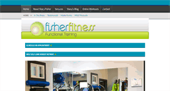 Desktop Screenshot of fisherfitness.com