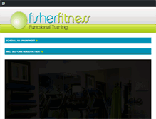 Tablet Screenshot of fisherfitness.com